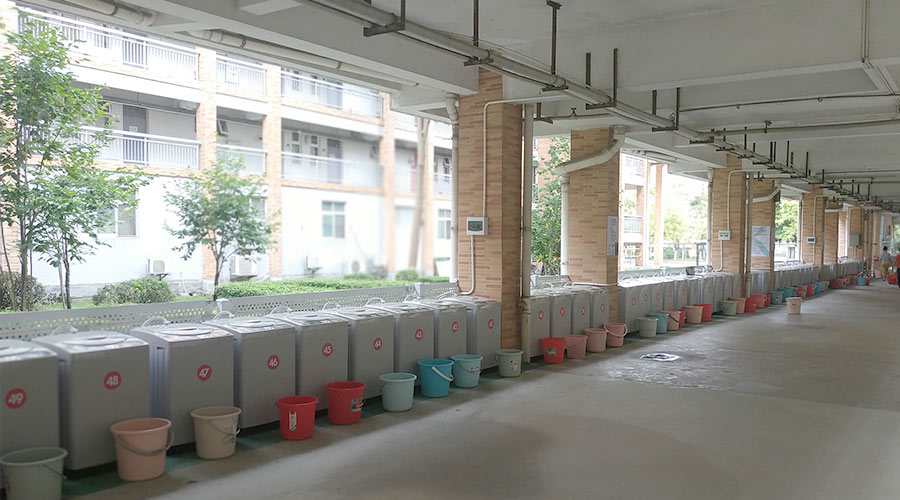 好評(píng)度高！江門(mén)一中學(xué)校又雙叒續(xù)單金環(huán)電器共享洗衣機(jī)