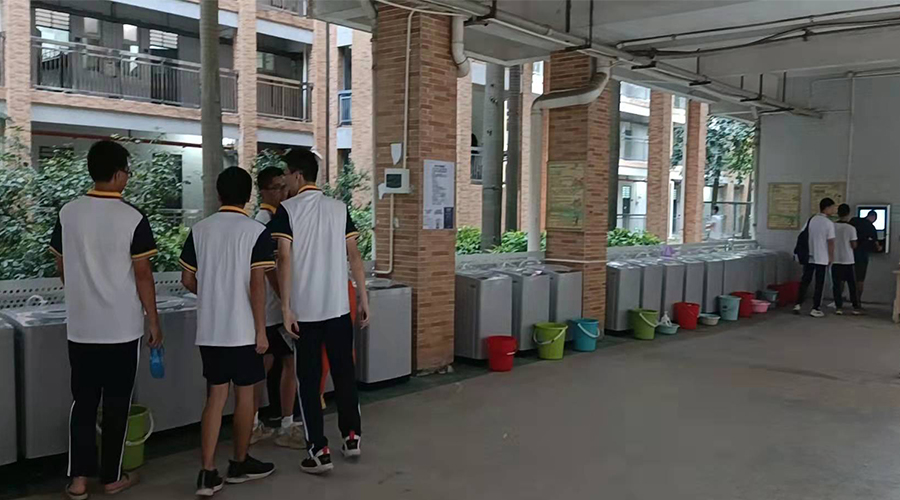 好評(píng)續(xù)單！江門(mén)一中學(xué)校持續(xù)追加共享洗衣機(jī)！