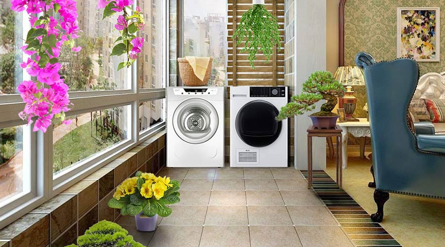 家居陽臺晾曬衣物不干怎么辦，衣物烘干機來解決！