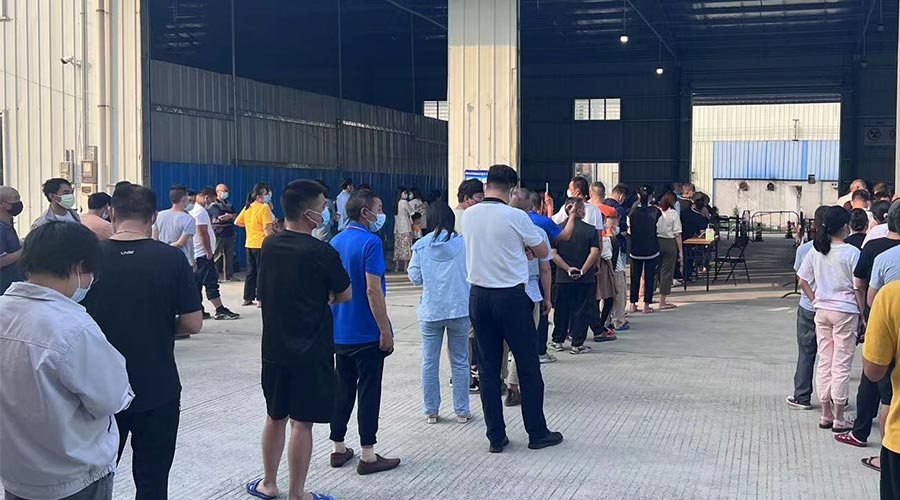 支援防疫是責任！金環(huán)電器助力鶴山核酸檢測