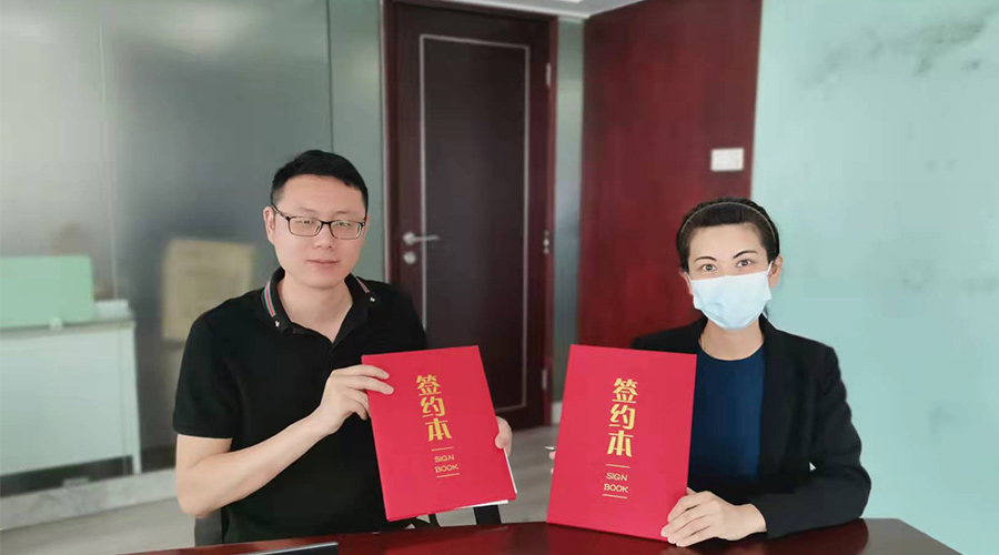 祝賀！金環(huán)電器與寧波某品牌電商客戶再次合作，簽約成功！