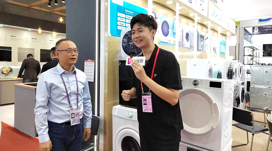 廣交會(huì)熱點(diǎn)！央視、新華網(wǎng)等媒體聚焦金環(huán)電器滾筒干衣機(jī)